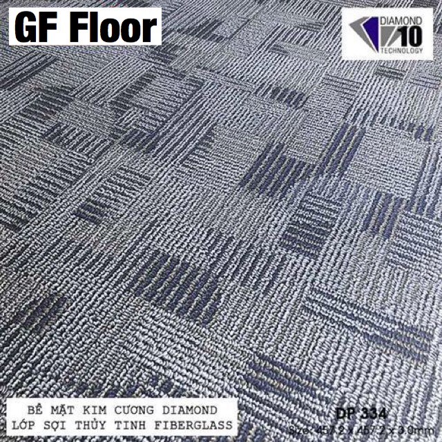 Sàn nhựa vân thảm cao cấp GF Floor mã DP334