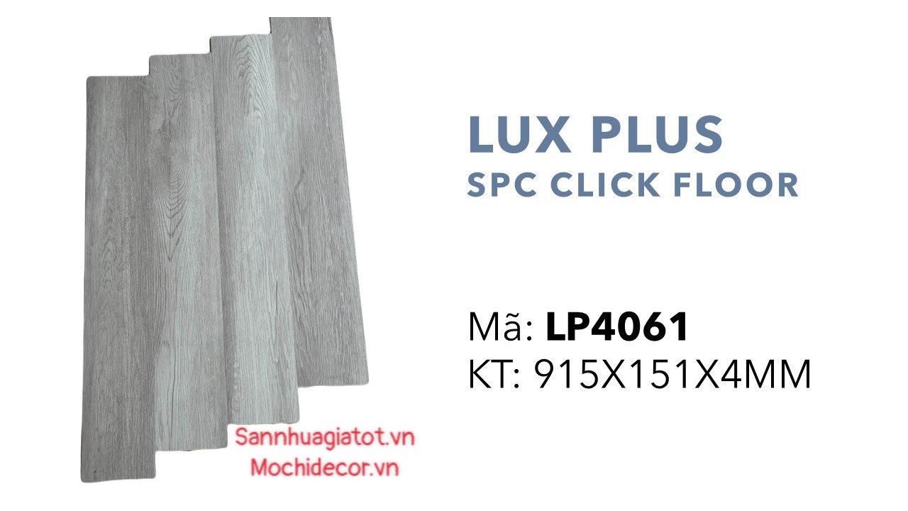 Sàn nhựa Hèm Khóa Lux Floor SPC 4mm mã LP4061