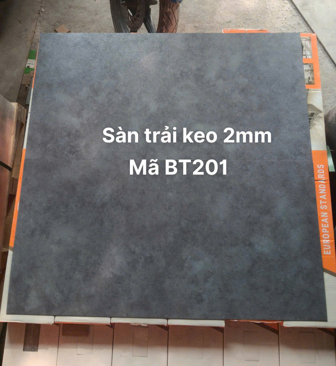 Sàn nhựa trải keo 2mm mã BT 201