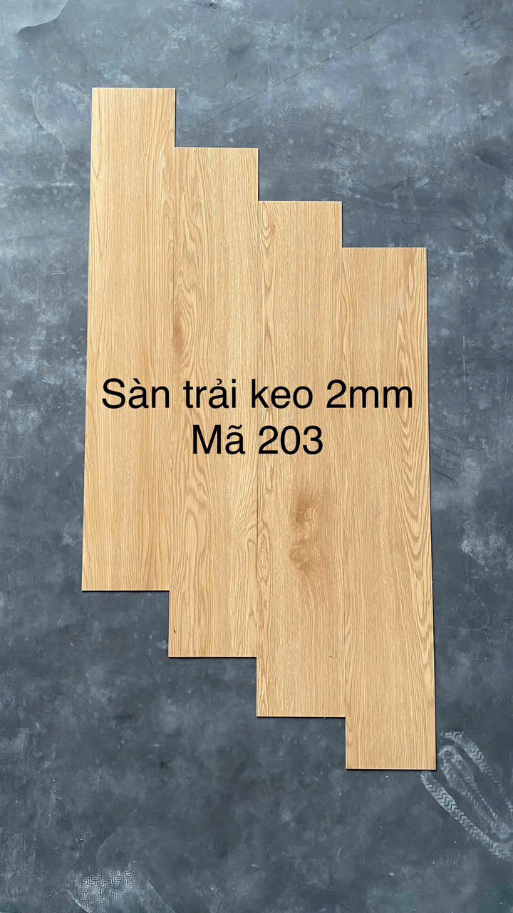 Sàn nhựa trải keo 2mm mã 203