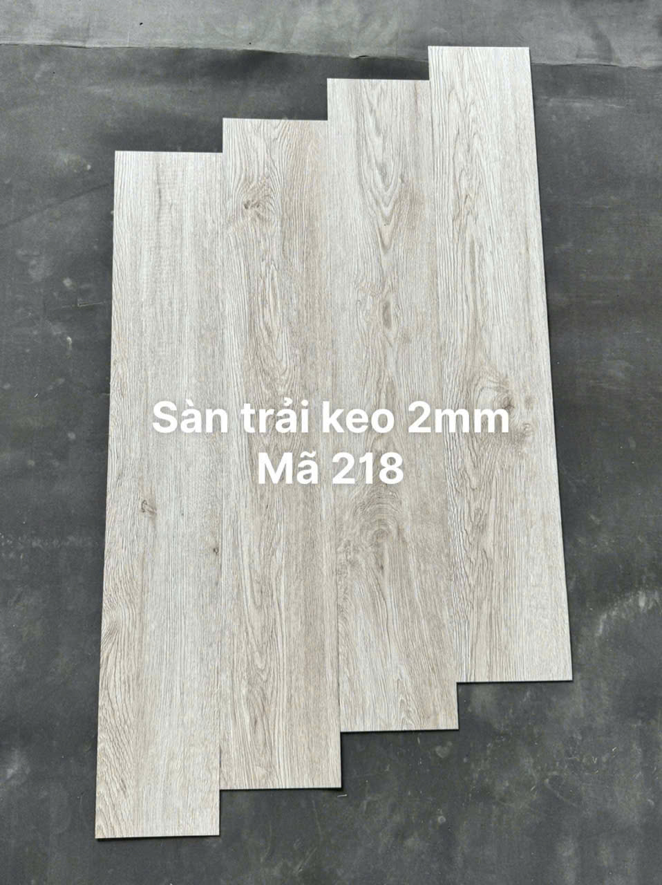 Sàn nhựa trải keo 2mm mã 218
