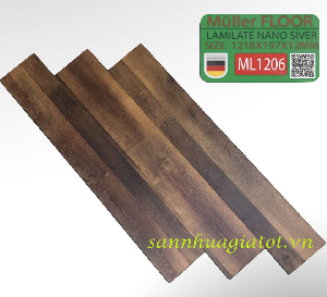 Sàn gỗ công nghiệp Đức Muller dày 12mm cốt xanh mã ML1206