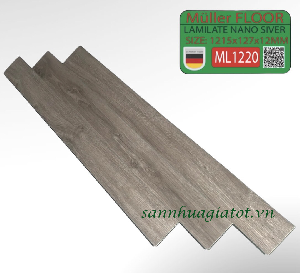 Sàn gỗ công nghiệp Đức Muller dày 12mm cốt xanh mã ML1220