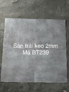 Sàn nhựa trải keo 2mm vân bê tông mã BT 239