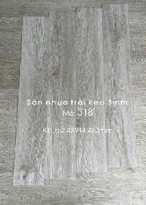Sàn nhựa trải keo 3mm mã 318 